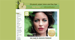 Desktop Screenshot of elizabethadamsalon.com